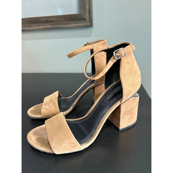 Alexander Wang Abby Suede Heels Clay Womens US 8 - Picture 6 of 15